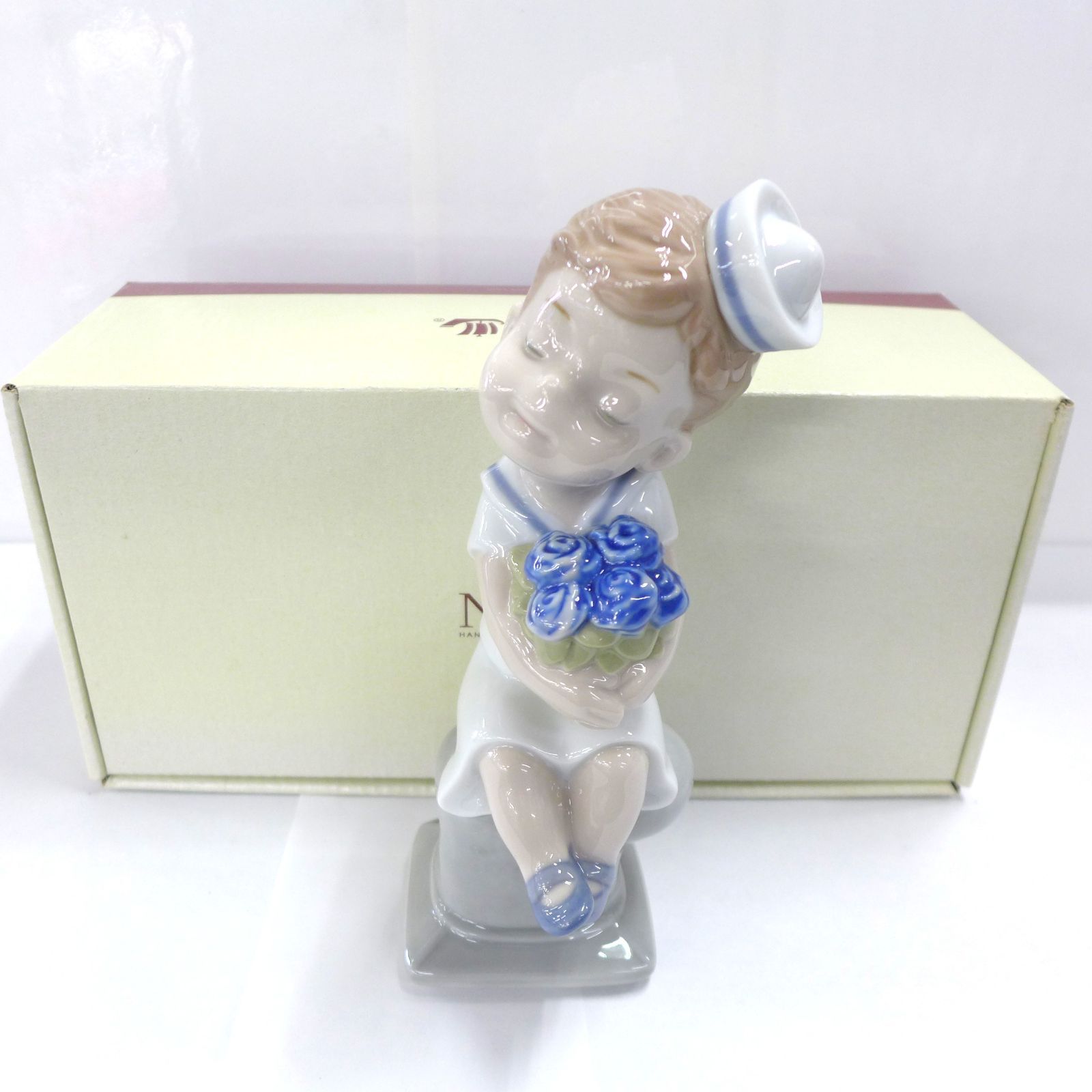 ② リヤドロ社　NAO タカシマヤオリジナル ローズちゃん 陶器 置物 ② リヤドロ社 NAO タカシマヤオリジナル ローズちゃん 陶器
