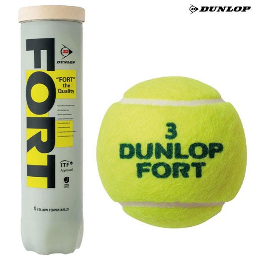 Dunlop Fort ダンロップフォート テニスボール 4球入り24缶セット ダンロップ フォート4 DUNLOP FORT4 4球入 硬式 テニスボール