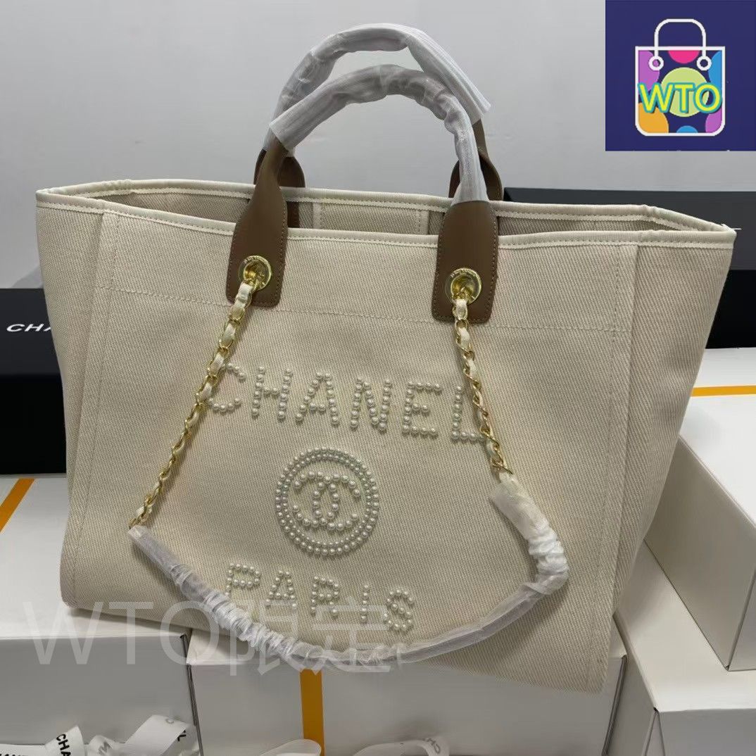 新品☆CHANEL(シャネル)ノベルティ☆パールビジュハンドル型ショルダー