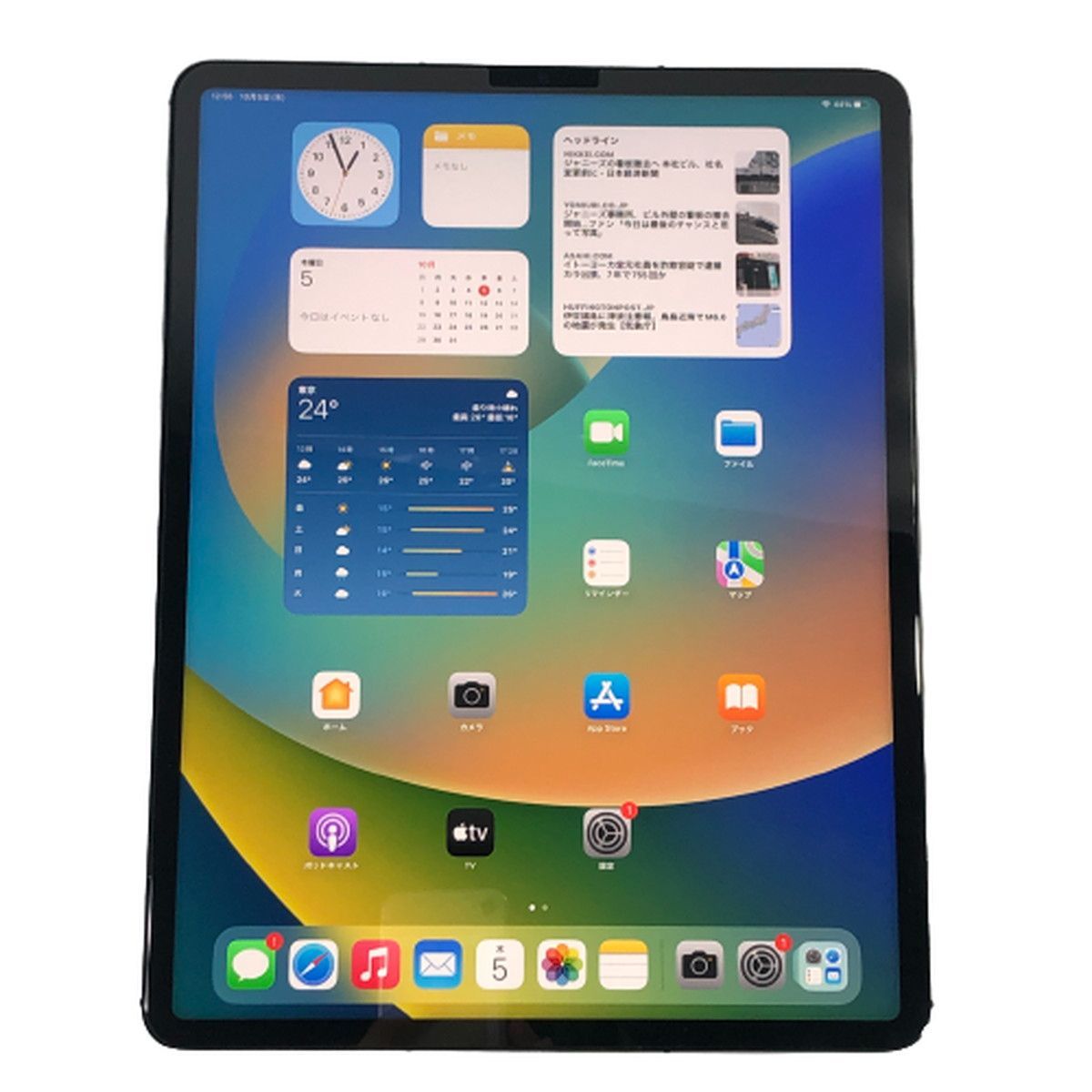 iPad Pro 12.9 第5世代 128GB MHR43J/A softbank △ シムフリー SIM