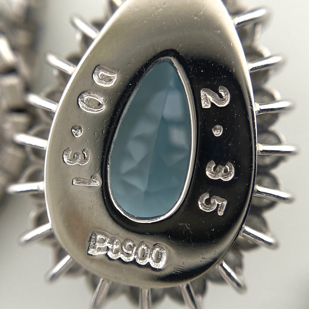 アクアマリン デザインネックレス