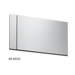 NASTA ナスタ 室名札 ステンレス シリーズ H×W 130×220 ステンカラー KS-N53S | マンション ビル オフィス DIY 住宅 室内 名札 壁付 用品 現場 建築 おしゃれ シンプル