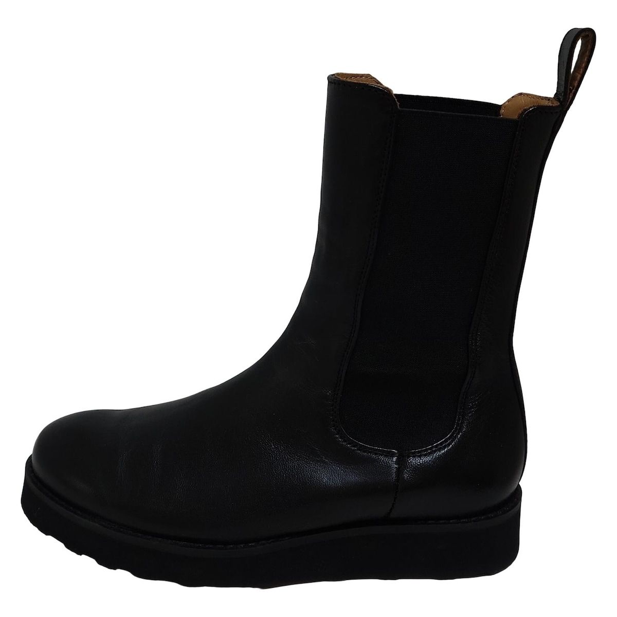 CAMINANDO カミナンド ショートブーツ 6 レディース - 黒 サイドゴア レザー