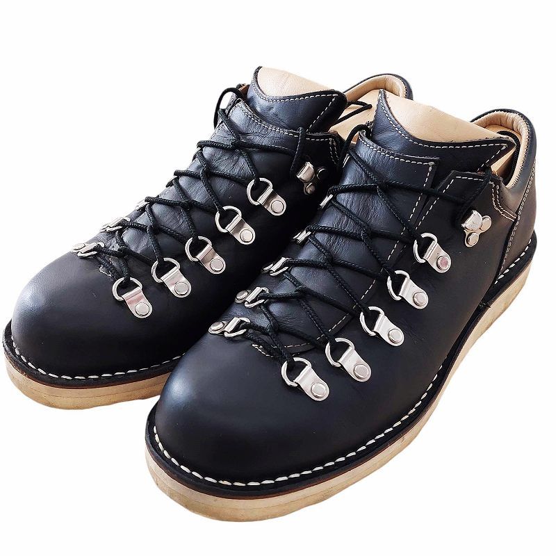 ダナー DANNER MT. RIDGE LOW CRISTY マウンテンライト マウンテンリッジ ロー クリスティー ワークブーツ レザー シューズ  D4007 黒 ブラック US8 約26cm 0804