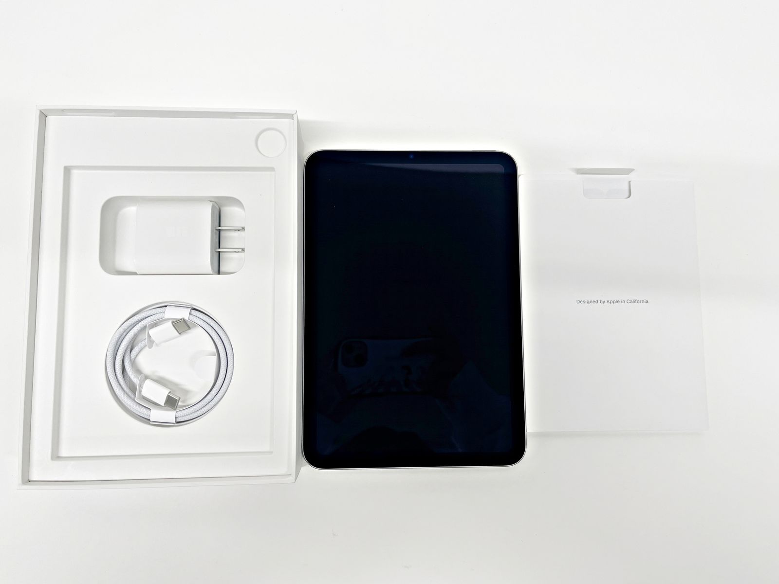 iPad mini バッテリー最大容量 100% A17 Pro Wi-Fi 128GB  8.3インチ シルバー MXN63J/A A2993  タブレット アイパッド R2502-129