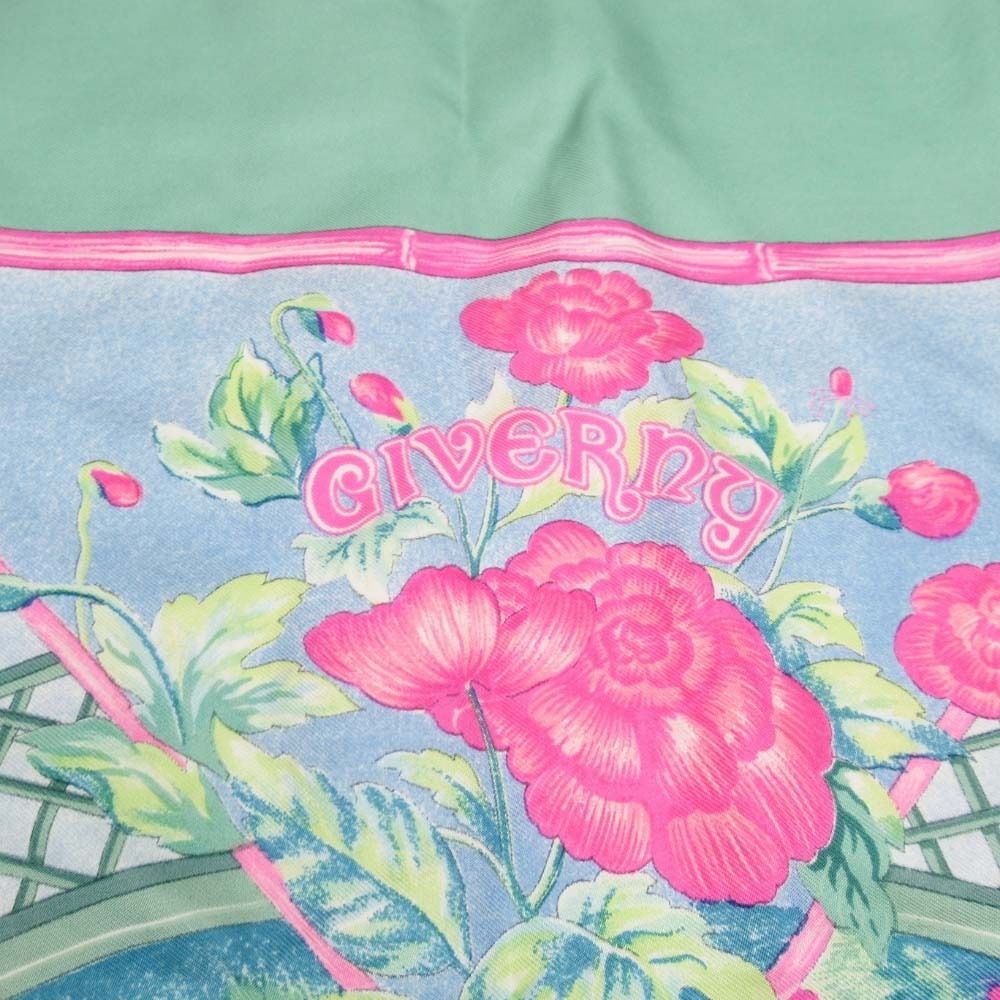 美品 HERMES エルメス カレ 90 スカーフ GIVERNY モネの庭
