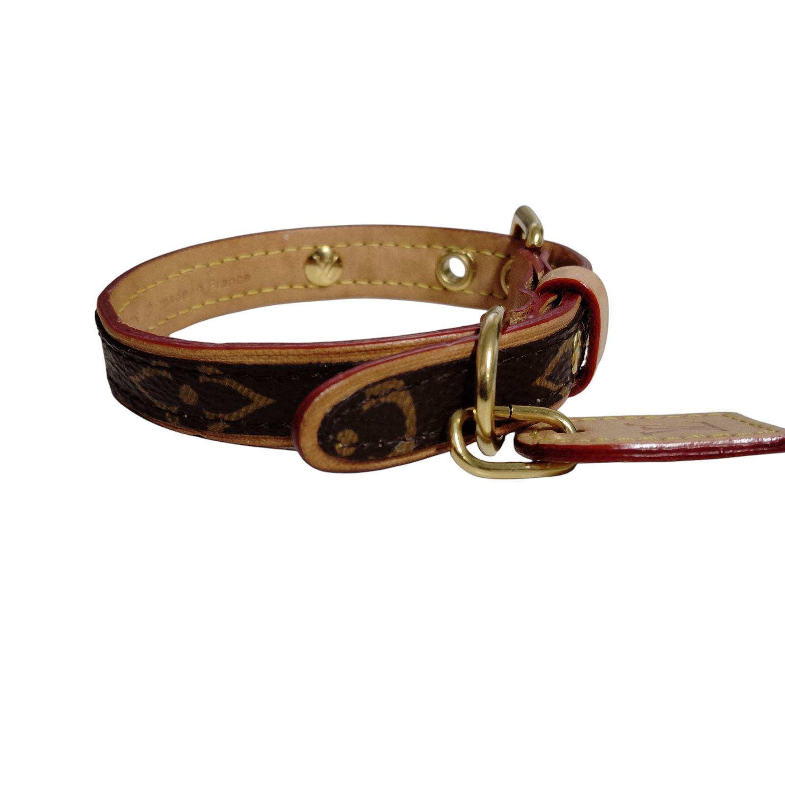 美品 LOUIS VUITTON ルイヴィトン モノグラム ドッグカラー 首輪 すぐ届く*国内発送【LouisVuitton】ルイヴィトン ドッグ・カラー