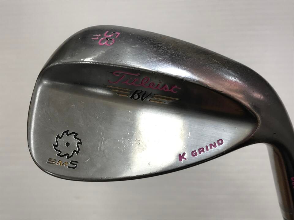 中古品 タイトリスト ボーケイ　ウェッジ SM5 　52 58　サークルT 中古品 タイトリスト ボーケイ ウェッジ SM5 52 58 サークルT