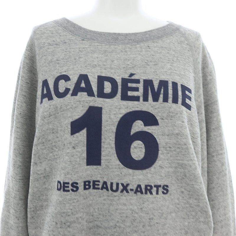 イエナ 23AW ACADEMIEスウェット トレーナー 長袖 プリント IENA - イエナ 23AW ACADEMIEスウェット トレーナー 長袖 プリントの