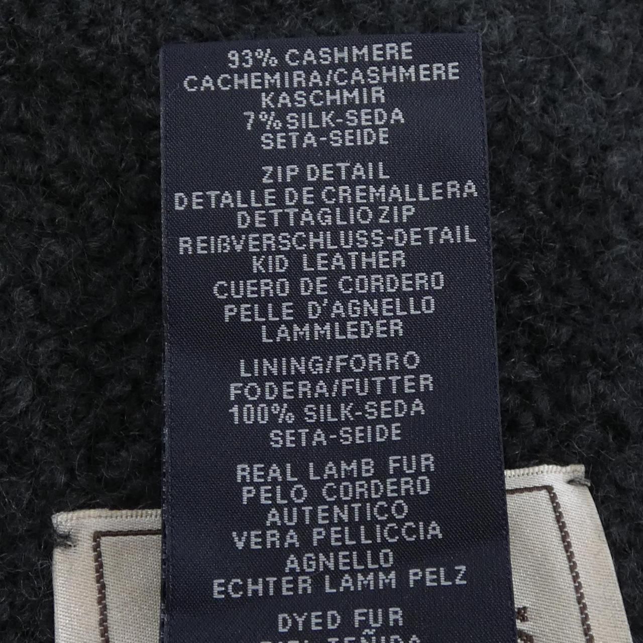 エルメス HERMES MUFFLER HERMES グレー ロゴマフラー 大判 エルメス