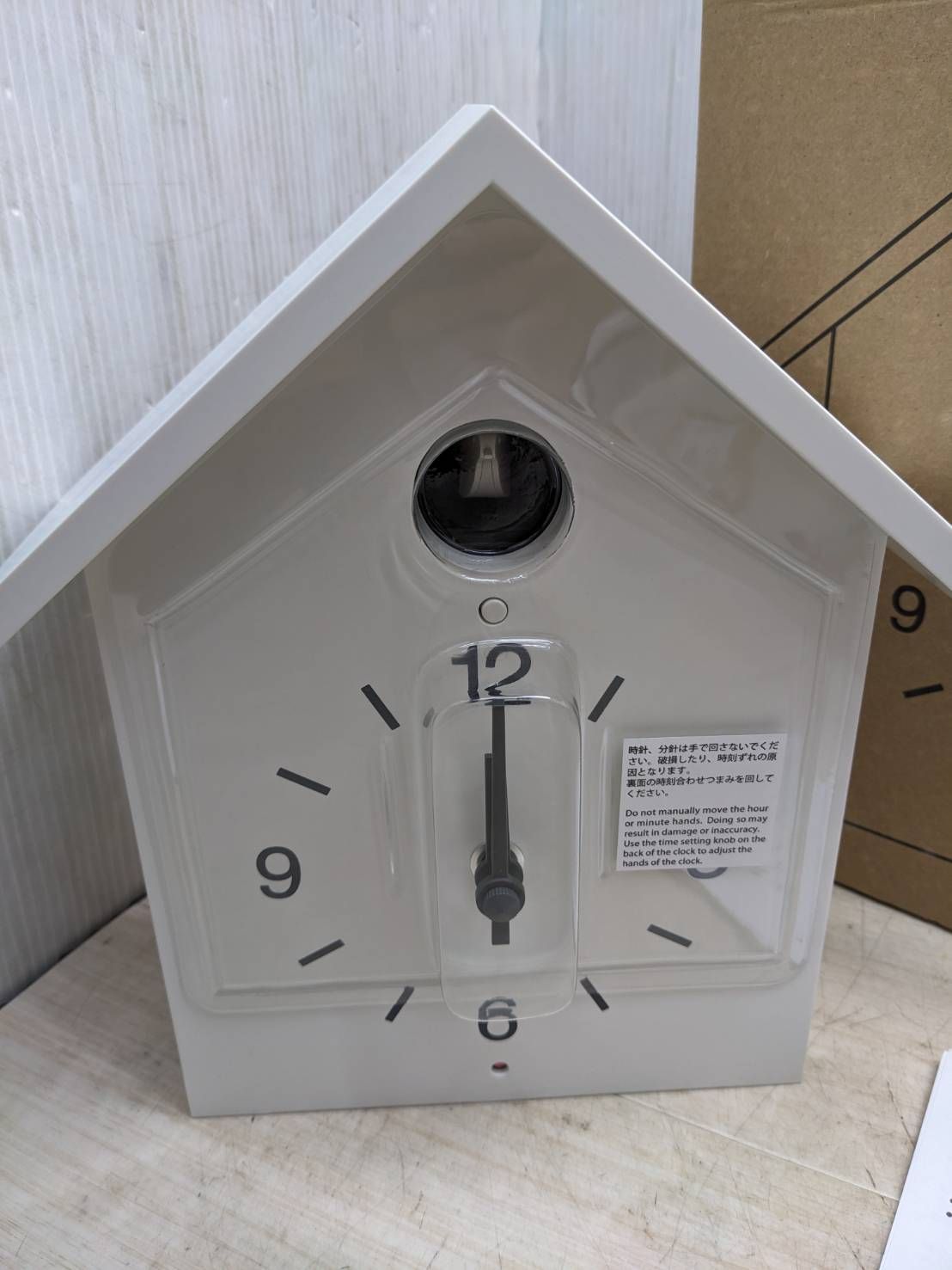 S98313 MUJI 無印良品 鳩時計・大 CUCKDO CLOCK ・L・WHITE - メルカリ