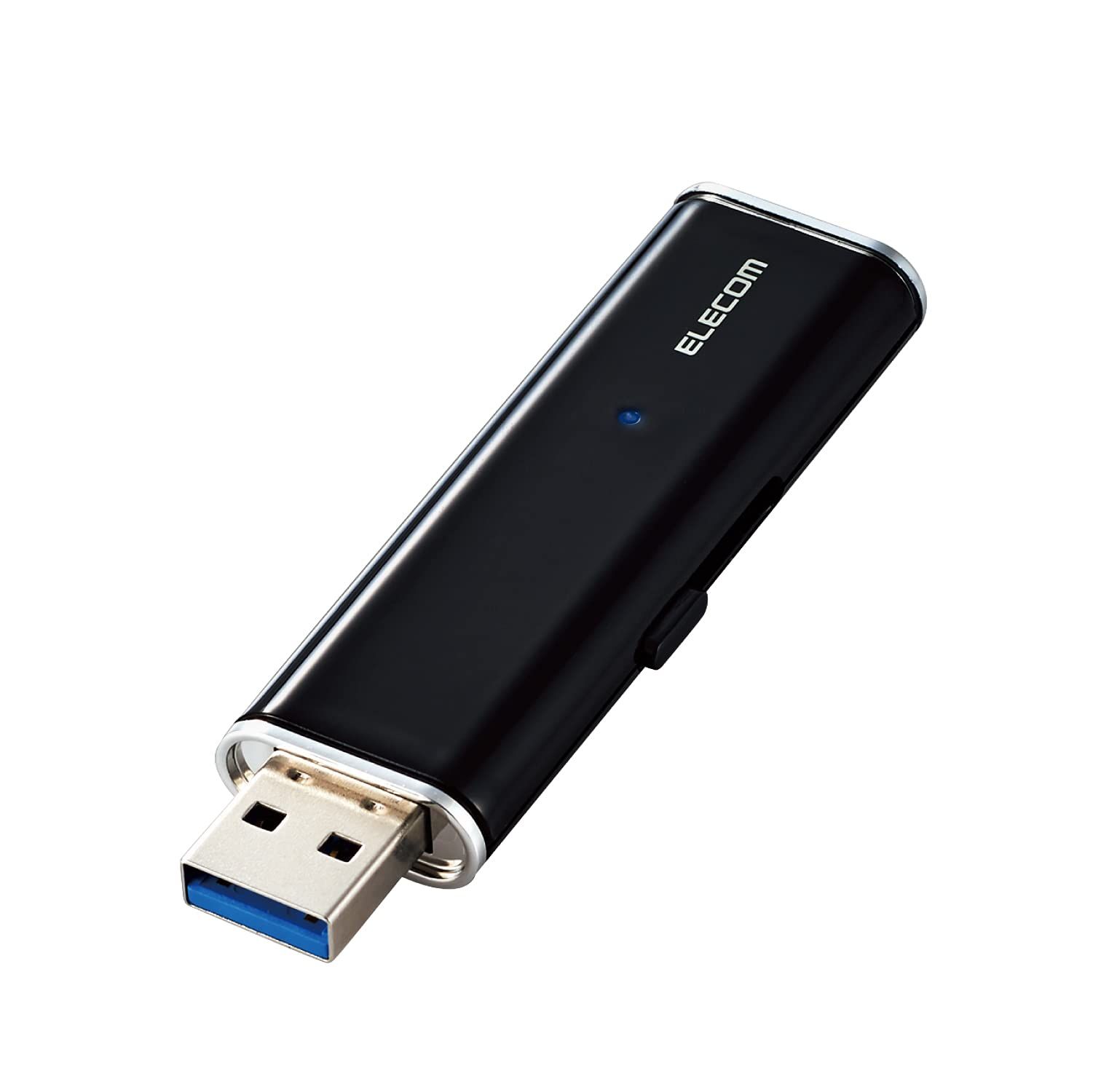 エレコム 外付けSSD ポータブル 128GB USB3.2(Gen1)対応 超小型 ブラック データ復旧サービスLite付 ESD-EMN0128GBKR [ブラック] [128GB] [新製品(データ復旧サービス付き)]
