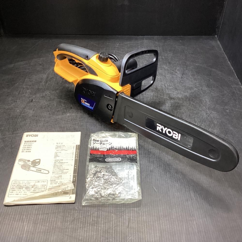 RYOBI - RYOBI 電動チェーンソー　CS-3001 新品未使用 動作確認済】 リョービ RYOBI 電動チェーンソー CS-3001 動作OK