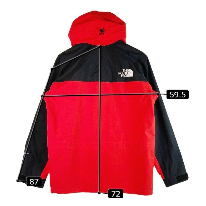 THE NORTH FACE マウンテンライトジャケット 赤・黒