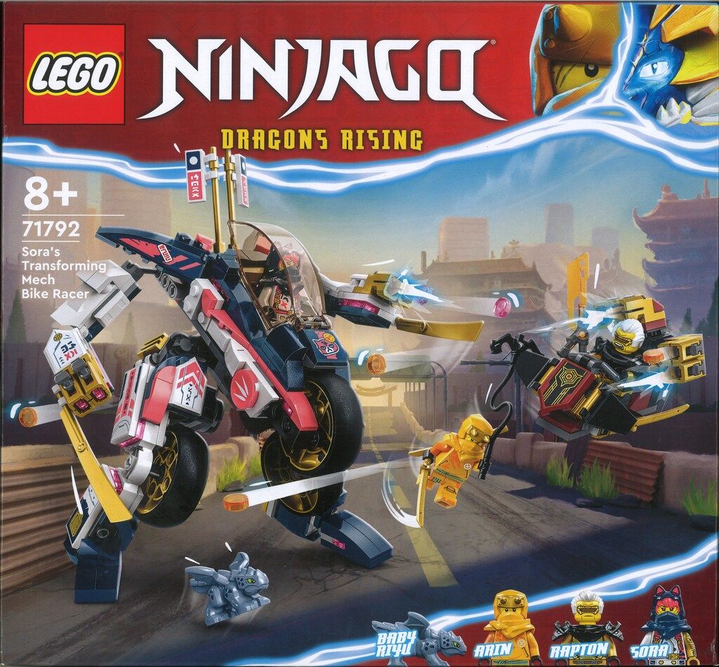 LEGO NINJAGO DRAGONS RISING Sora's Transforming Mech Bike