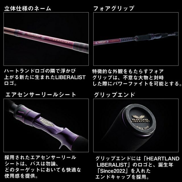ダイワ ハートランド リベラリスト 803MLRS-25 | 釣具 釣り