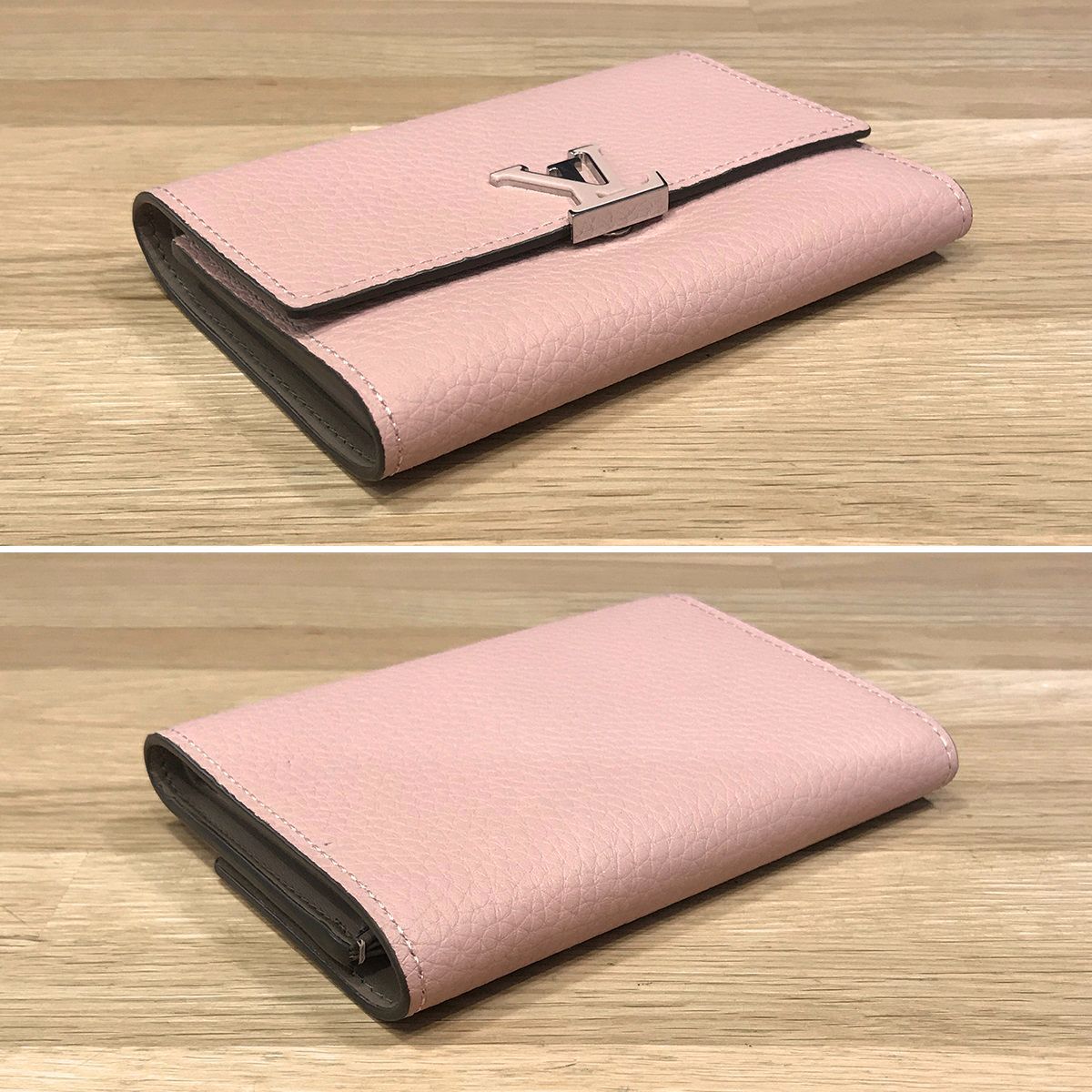 超美品】 ルイヴィトン 現行 ポルトフォイユ カプシーヌ コンパクト 