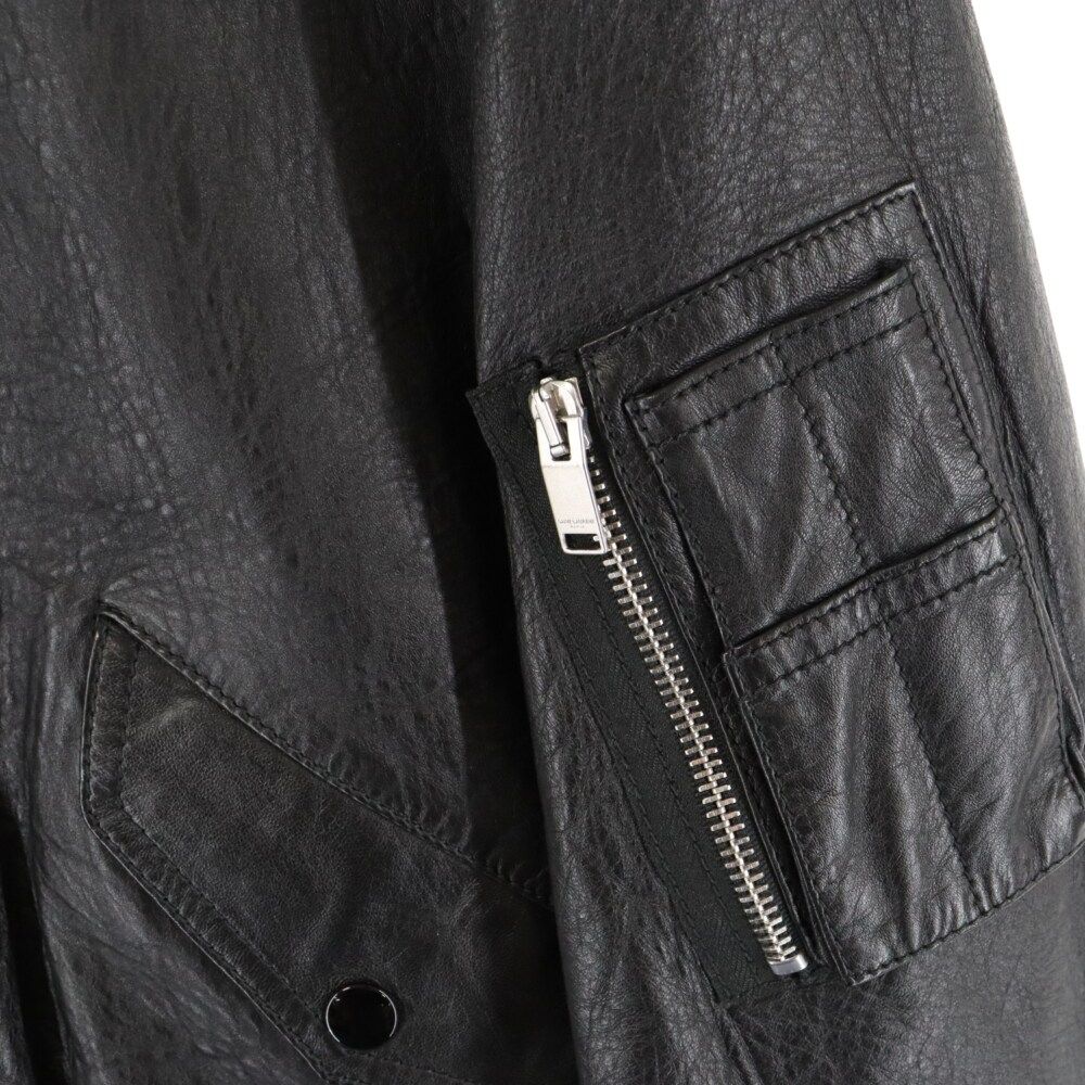 SAINT LAURENT PARIS サンローラン スエードボンバージャケット ボンバージャケット（スエード） ブラウン | Saint Laurent