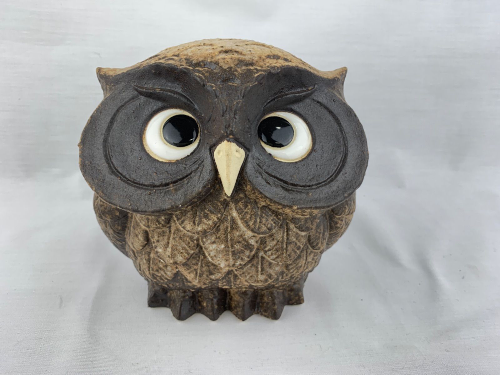 沖縄 焼き物 ふくろう 置物2体 □沖縄 焼き物 ふくろう 置物2体 【公式通販】