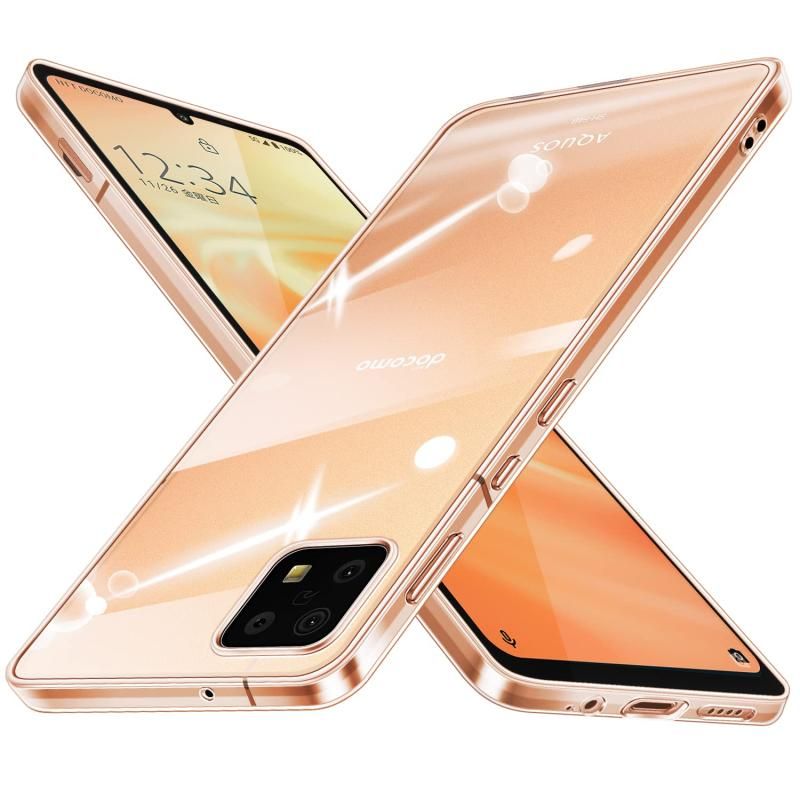 AQUOS sense6 / sense6s ケース クリア SH-54B / SHG07 カバー AQUOS sense6 / sense6s ケース クリア SH-54B / SHG07 カバー