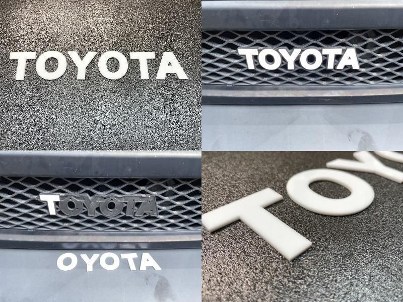 FJクルーザー トヨタ 純正エンブレム用 アクリル 白 2mm TOYOTA - メルカリ