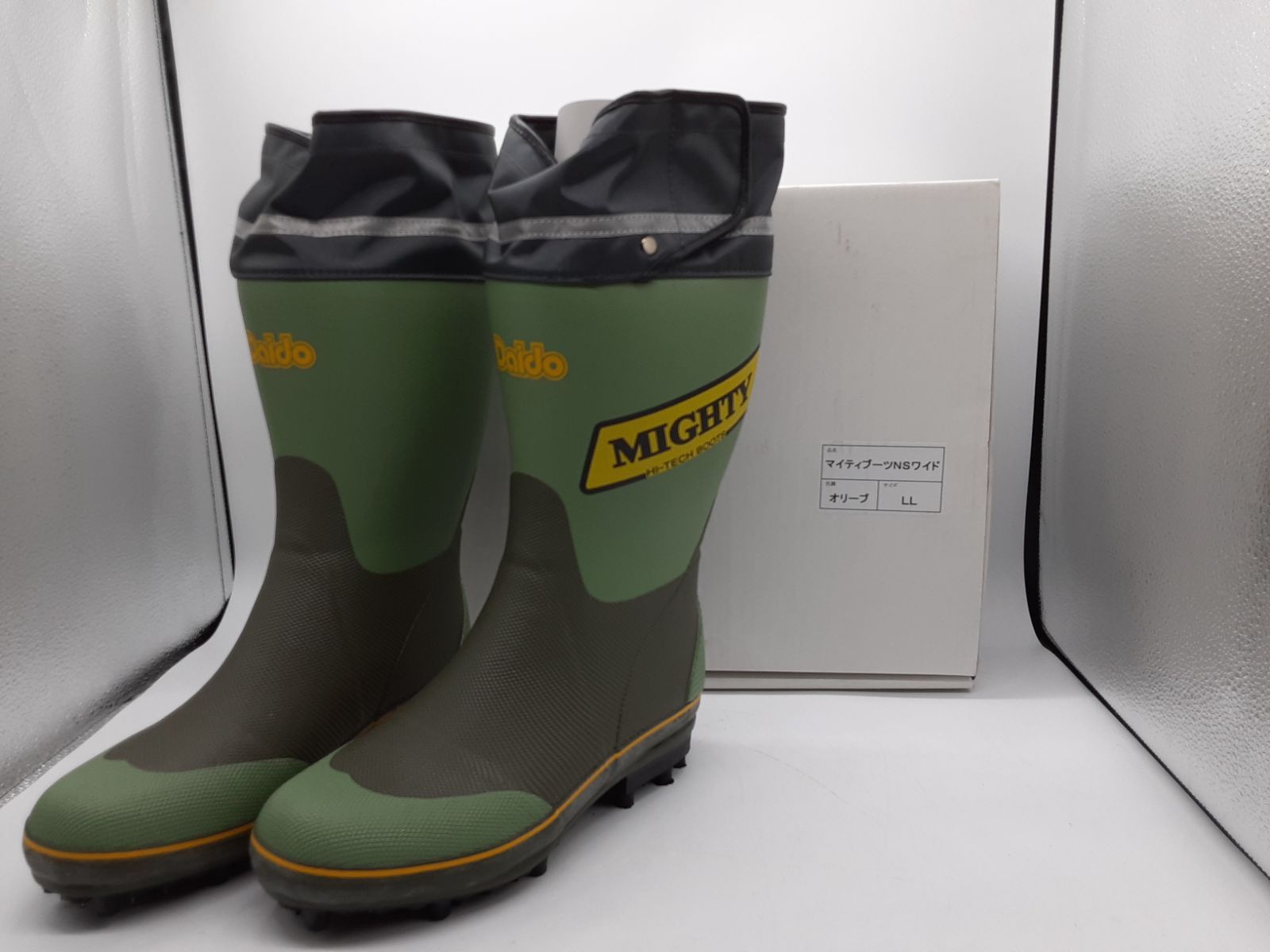 ♬ ♬ DaiDo マイティーブーツNSワイド オリーブ LL