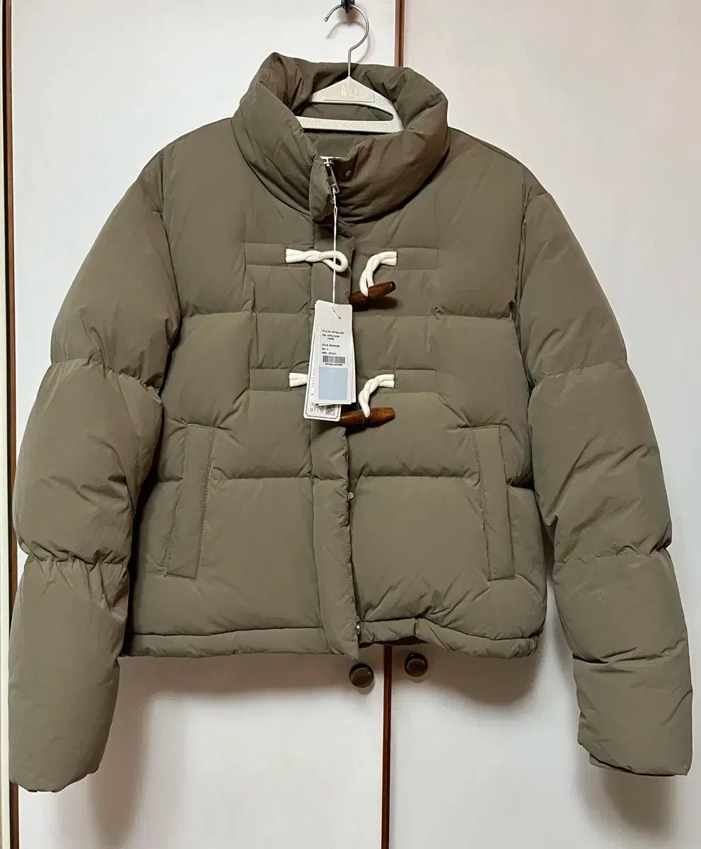 1回着用 PLAC ダッフル ダウン アウター ブラウン S