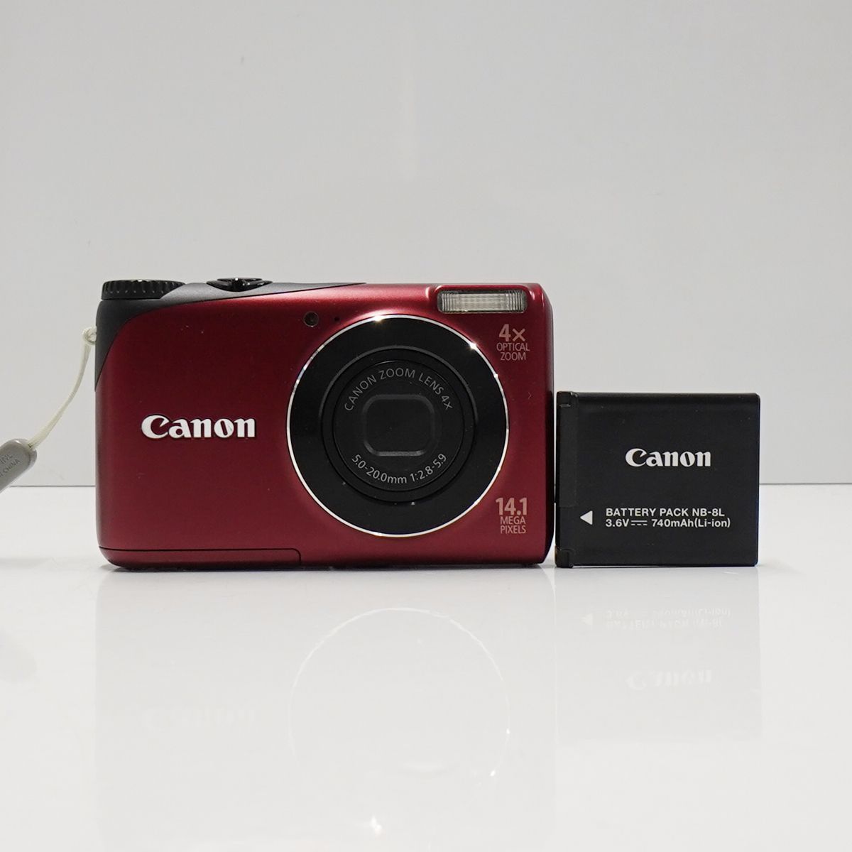 Canon PowerShot A2200 USED美品 デジタルカメラ 本体+バッテリー 光学