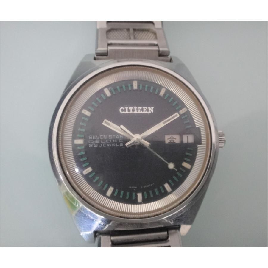 ☆動作品 CITIZEN シチズン セブンスター デラックス 23石 自動巻き オートマチック 腕時計 1969年製☆ - メルカリ