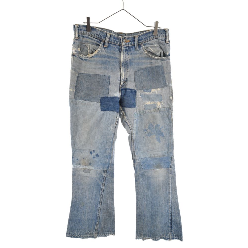 Levi's (リーバイス) 70s 646 カスタムデニムパンツ オレンジ