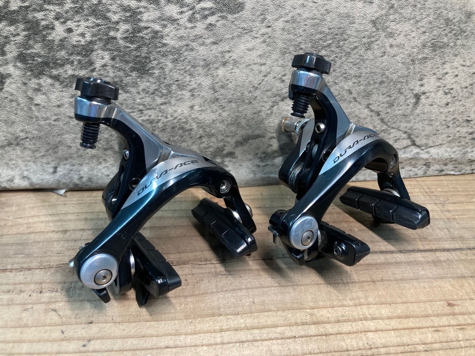 IR723 シマノ SHIMANO デュラエース DURA-ACE BR-9000 キャリパーブレーキ 前後セット ※ローラー錆