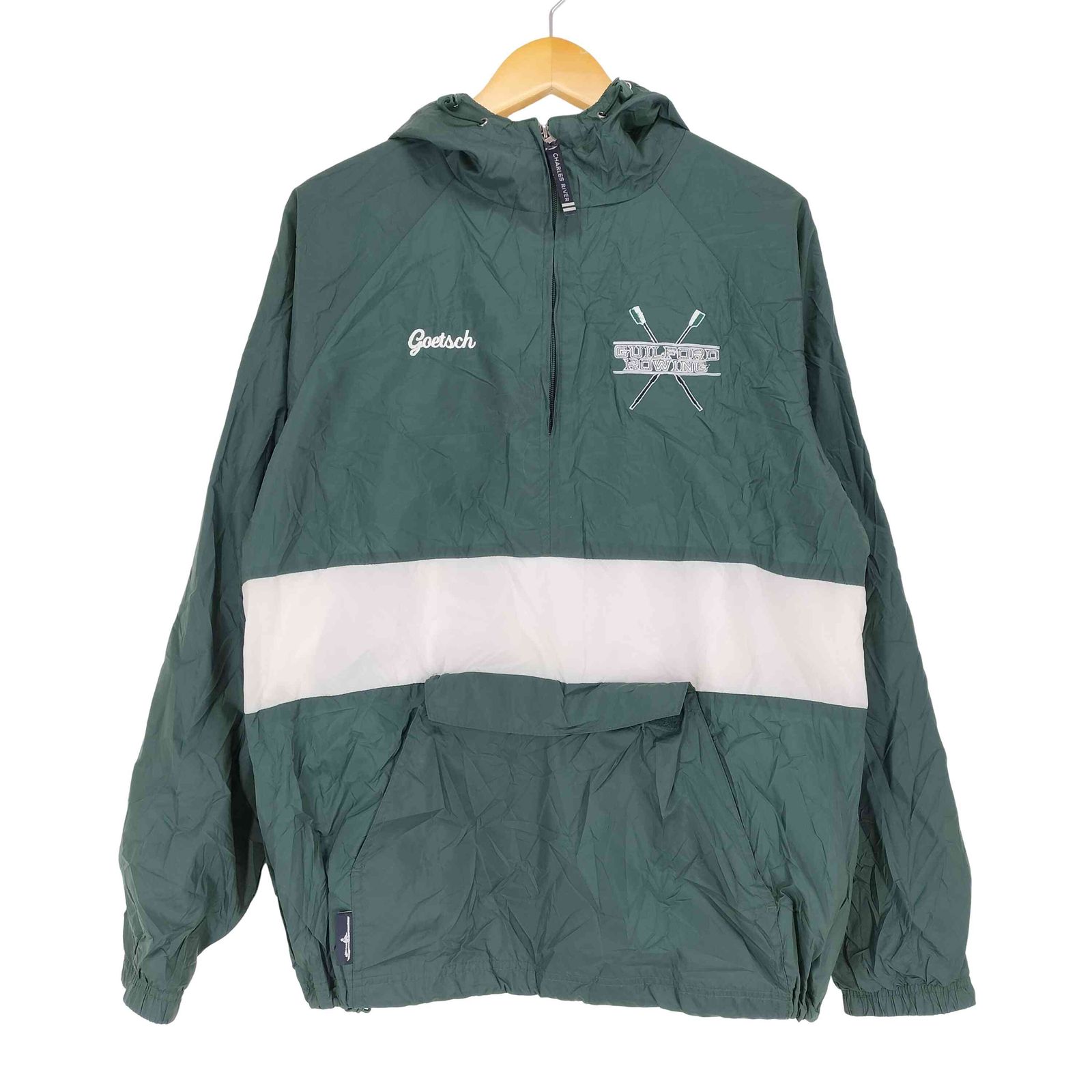 チャールズリバー CHARLES RIVER GUILFORD ROWING ナイロンアノラックパーカー メンズ  M