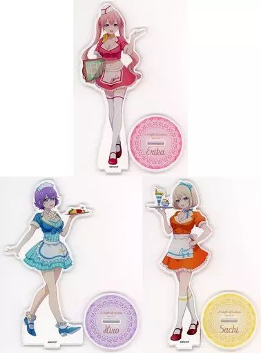 【中古】アクリルスタンド・アクリルパネル 全3種セット BIGアクリルスタンド 「DMMスクラッチ! カッコウの許嫁」 C賞