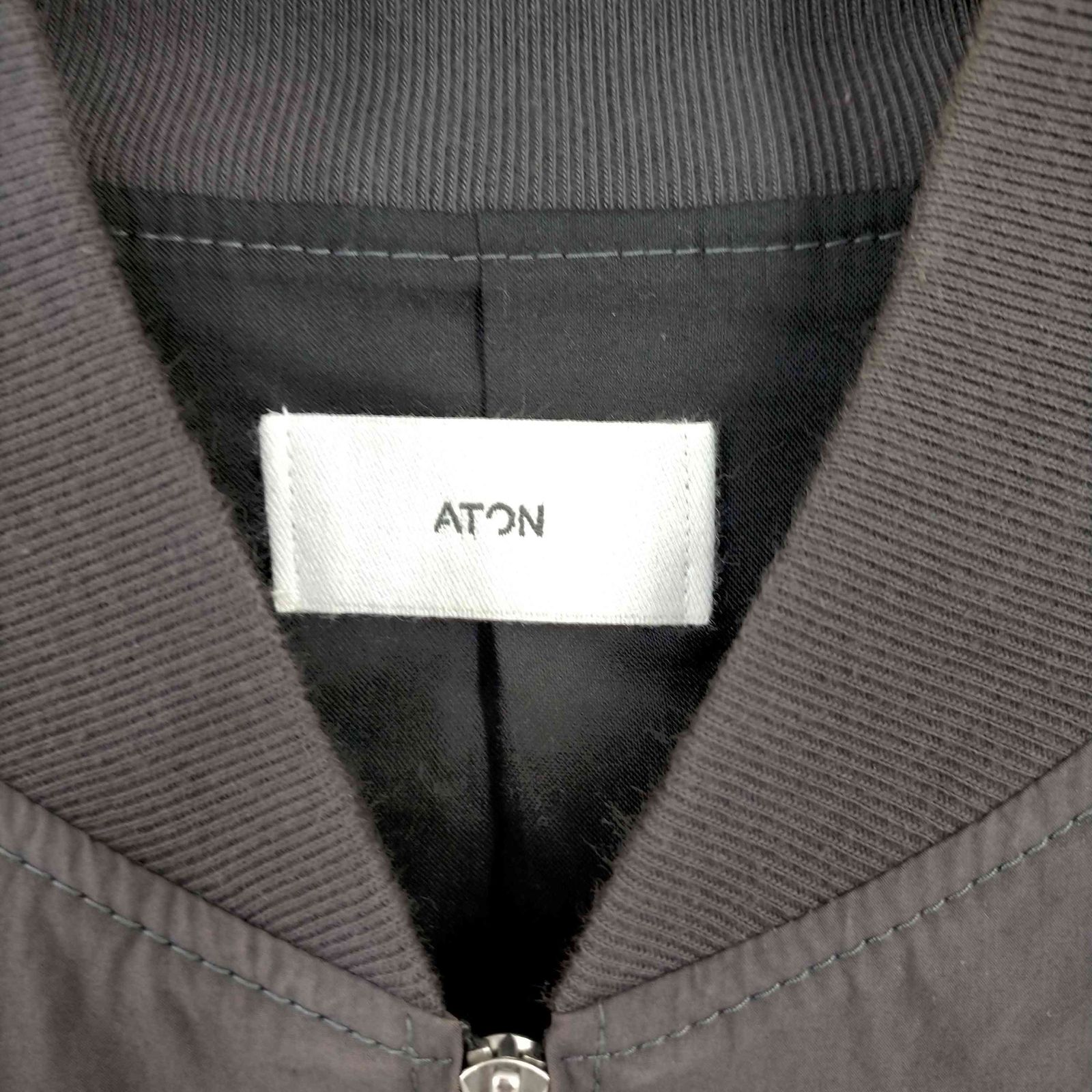 エイトン ATON KYOTO TSURIZOME COTTON FLIGHT JACKET メンズ