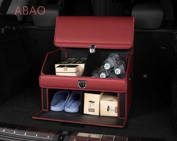 新品 ジープ トランク収納ボックス車用車載収納ボックス多機能折りたたみ式テールボックス収納ケース収納物整理用品 レッド 