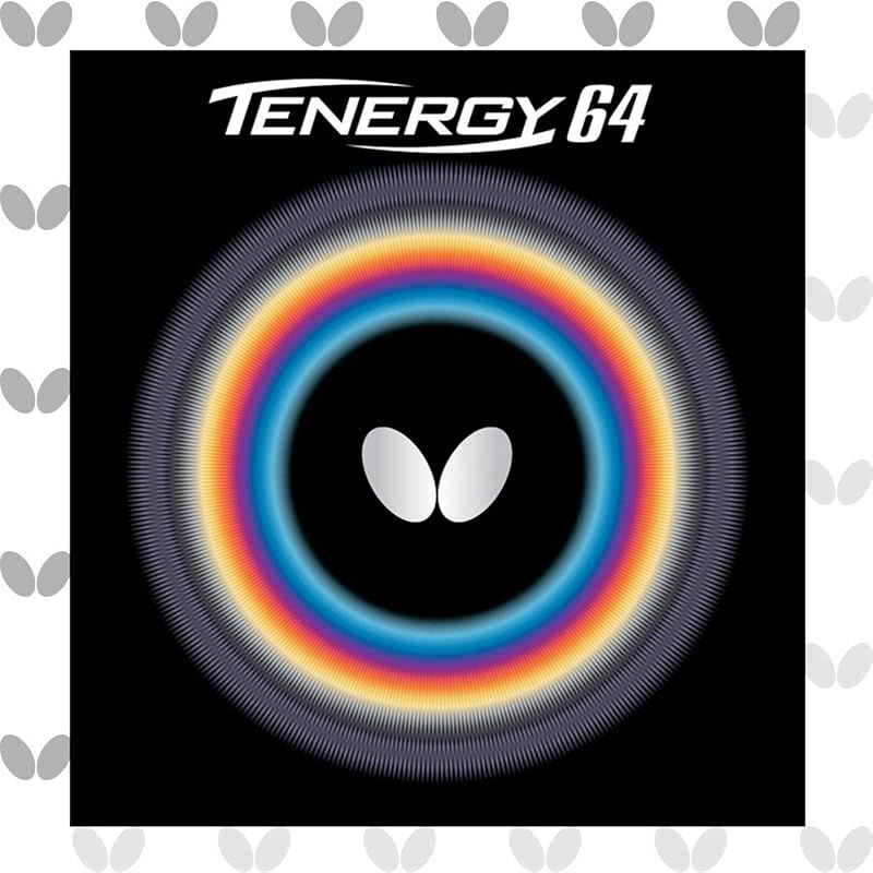 バタフライ(Butterfly) 卓球 ラバー テナジー・64 裏ソフト テンション (スピン) 05820 ブラック 特厚 1