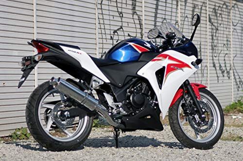 リアライズ(Realize) Aria スリップオンマフラー HONDA CBR250R [ MC41 ] ステンレス TypeC カールエンド508-SO-003-01
