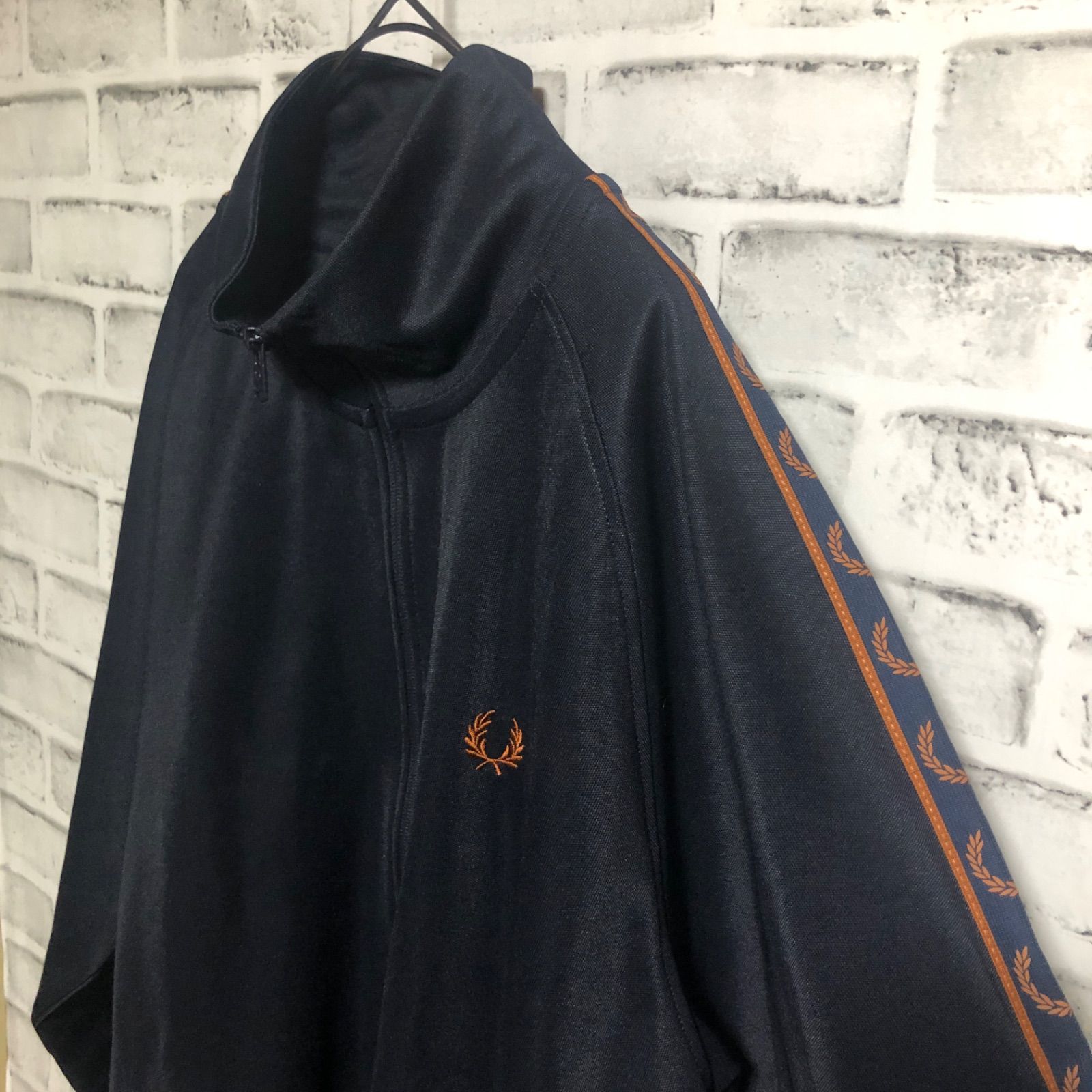 希少XL⭐️Fred Perry トラックジャケット/ジャージ 刺繍月桂樹
