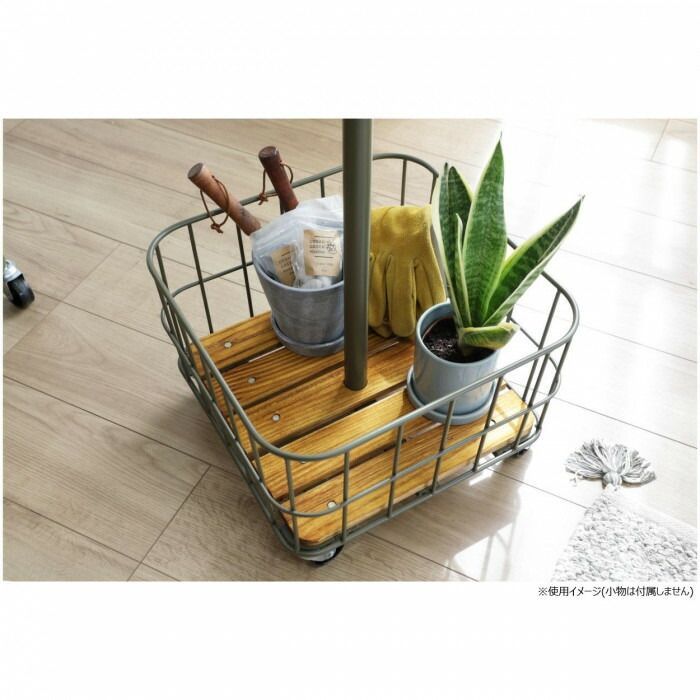 弘益 KOEKI MASH ビーワイケージ ポールハンガー オイルステイン カーキ BCPH380OSKA MARWIL-DEMENAGEMENTS_CH