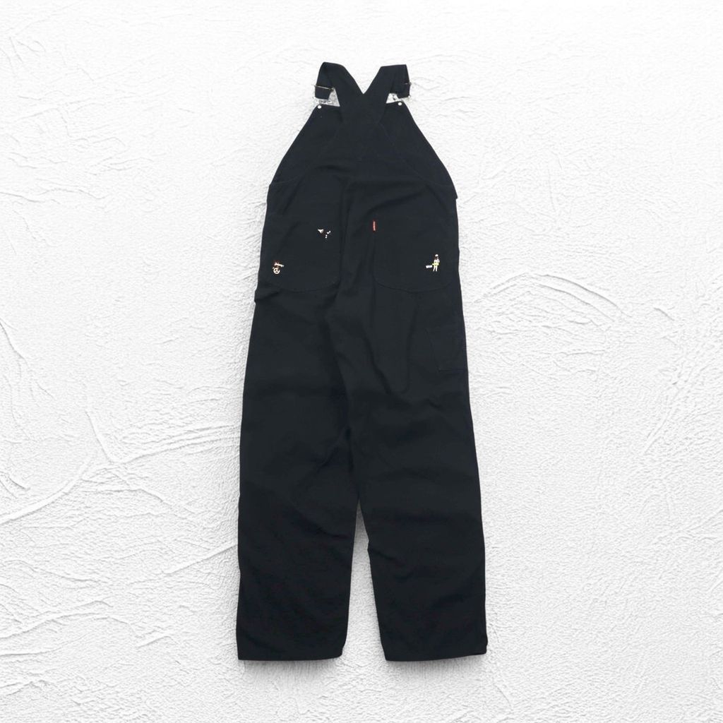 WEIRDO オーバーオール M ブラック WOLF BAIT-OVERALL WEIRDO オーバーオール M ブラック WOLF BAIT-OVERALL コットン GROWN