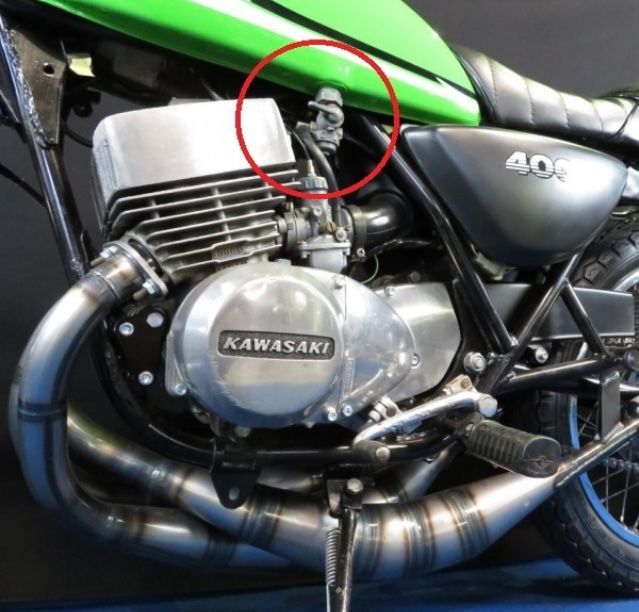 【当時もの箱付】カワサキ KHSS 燃料コック 業販ENYA】カワサキ 燃料コック KAWASAKI 250SS 350SS 400SS