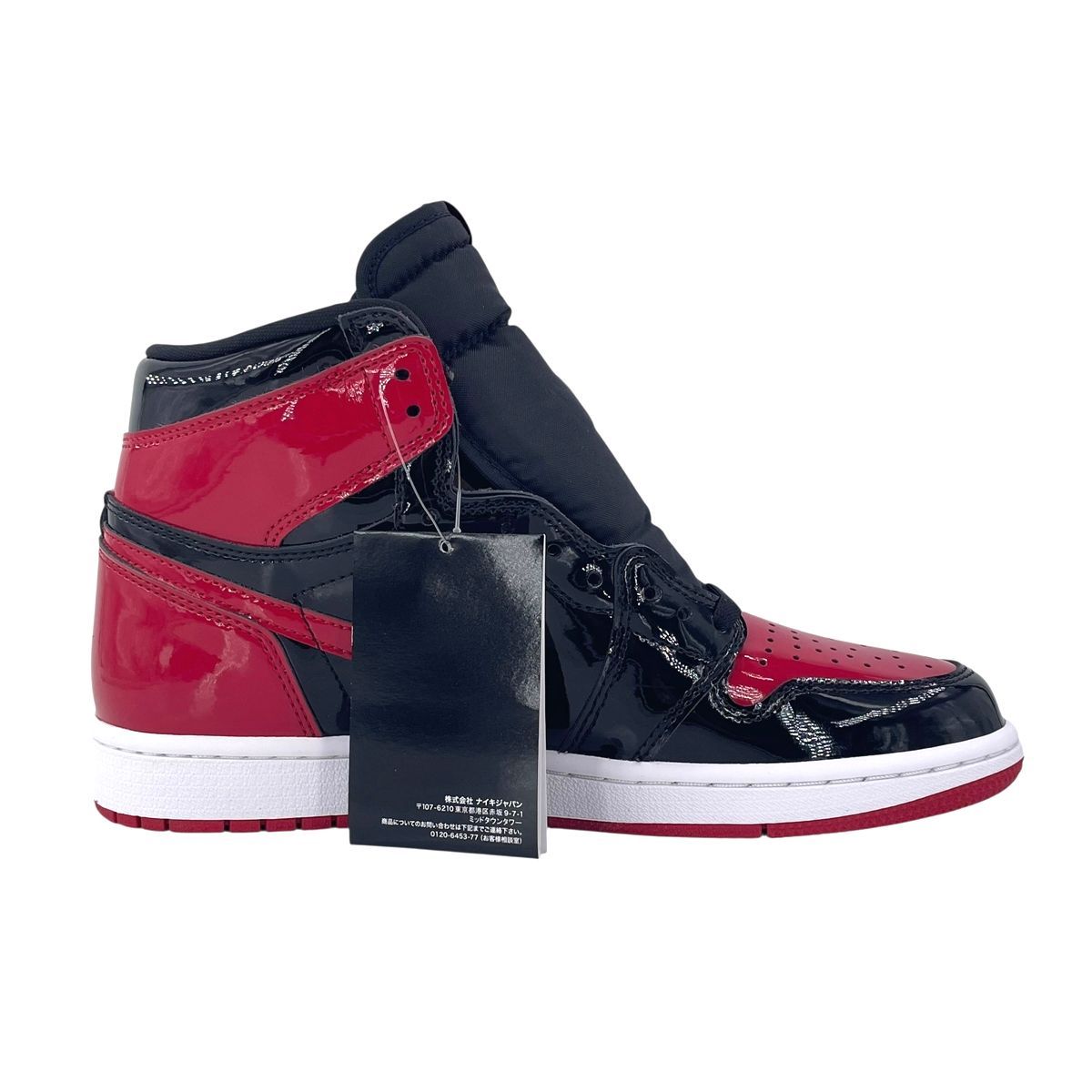 ナイキ エアジョーダン1 ハイ OG パテントブレッド NIKE AIR JORDAN 1 RETRO HIGH OG BRED PATENT ナイキ エアジョーダン1