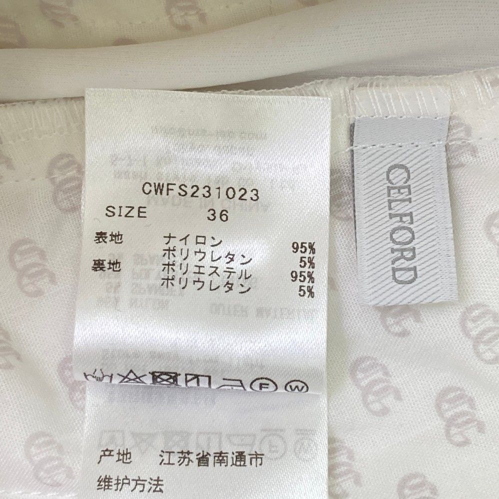 サイズ：36 CELFORD セルフォード ストレッチ バックトレーン