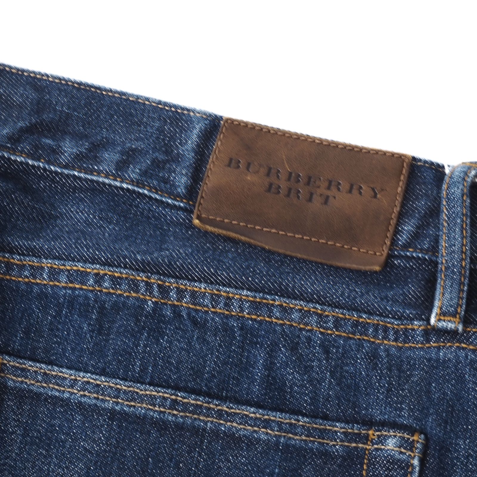 美品 バーバリー BURBERRY BRIT デニム パンツ W34 L32