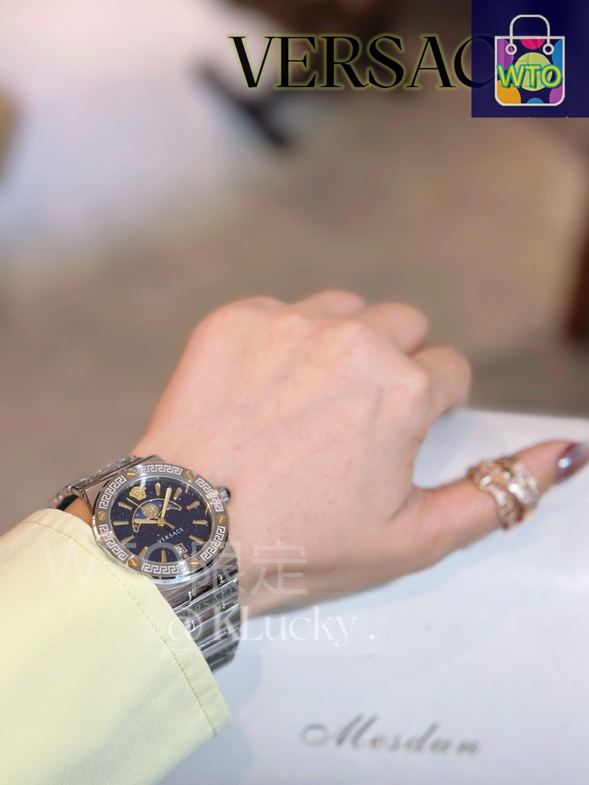 今日特価】Versace ヴェルサーチェ VE7G00223 ムーンフェイズ