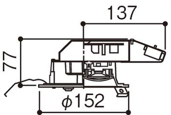 温白色 ダウンライト