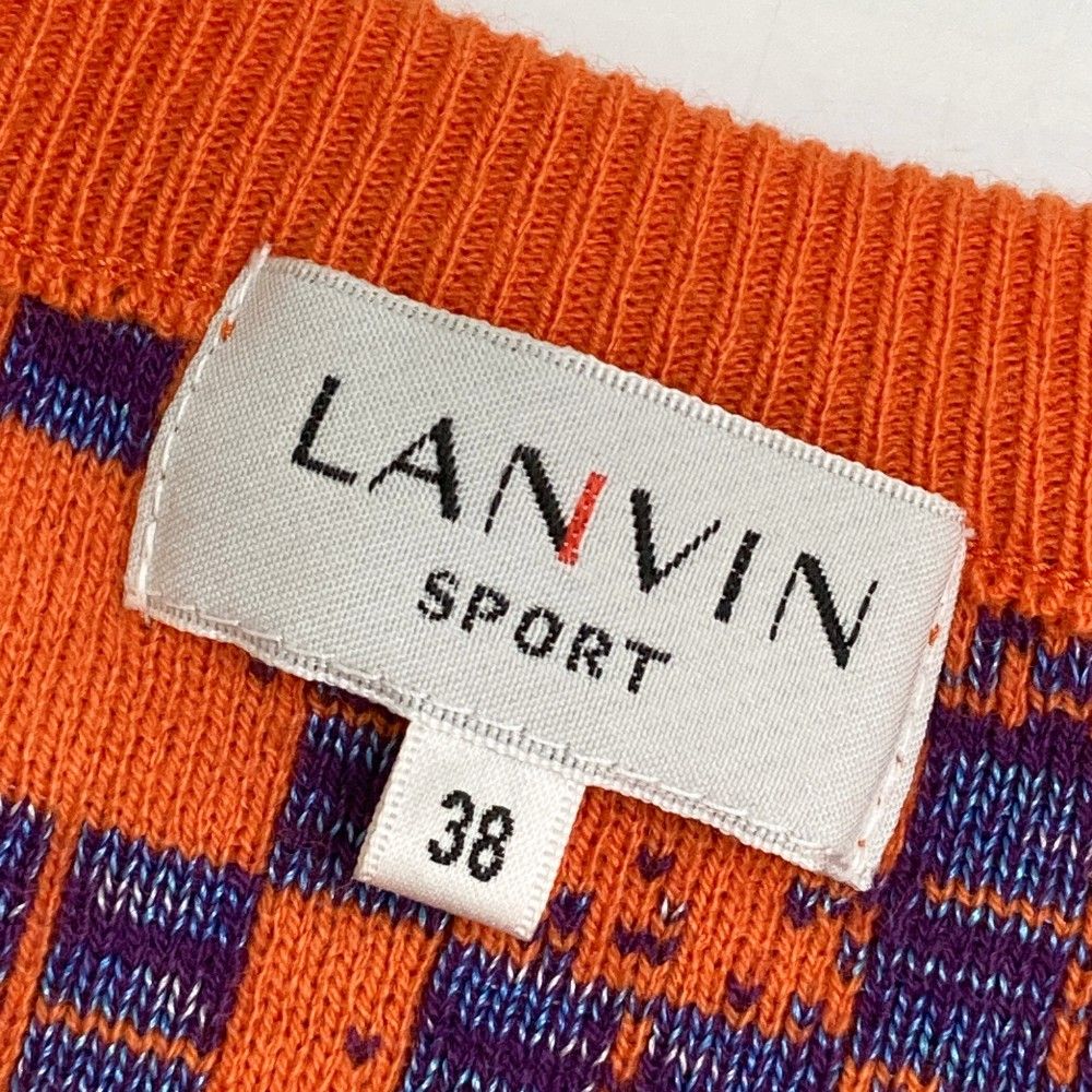 サイズ：38 LANVIN SPORT ランバン スポール ニットセーター 総柄