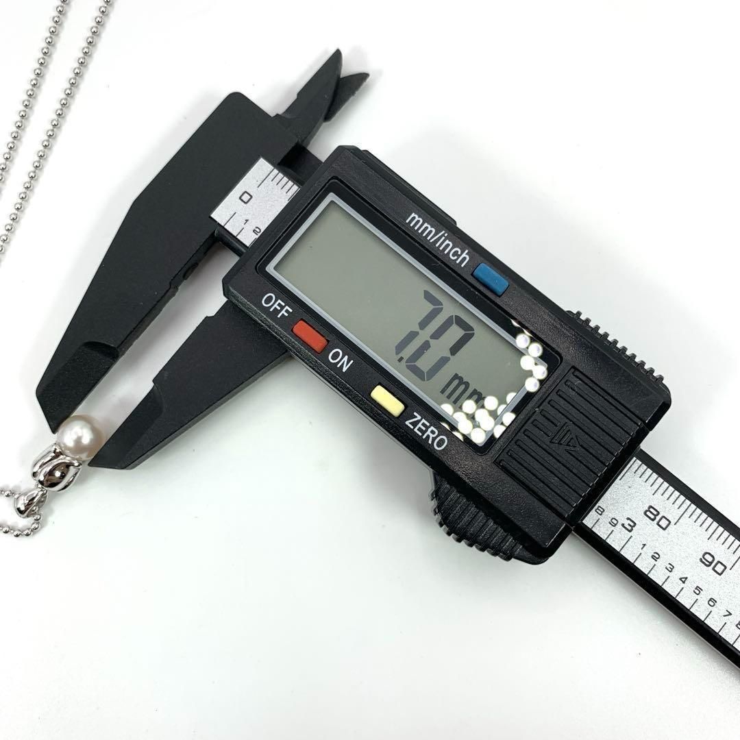 TASAKI　タサキ　1粒　パール　ネックレス　本真珠　シルバー TASAKI タサキ パール ネックレス 本真珠 シルバー 1粒 7.0mm