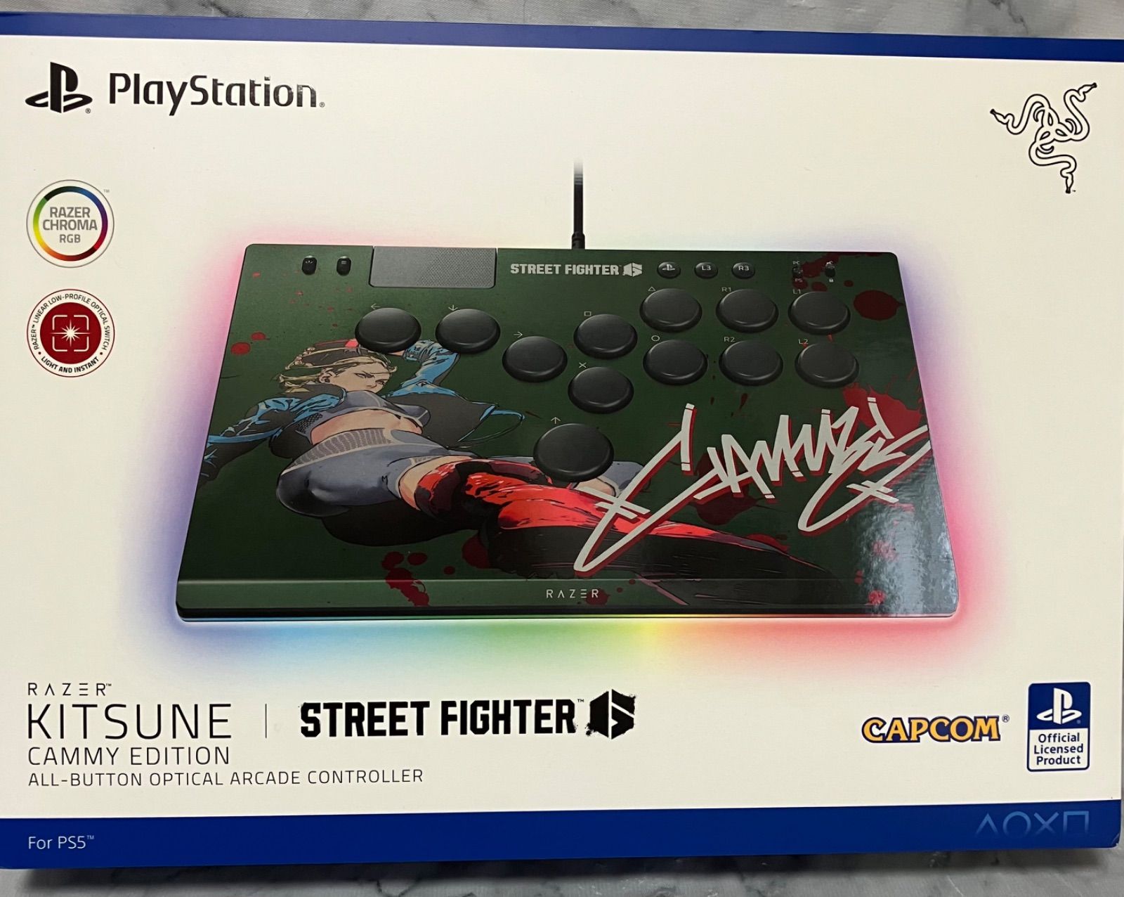 Razer Kitsune レバーレスコントローラー PS5 Cammy Edition