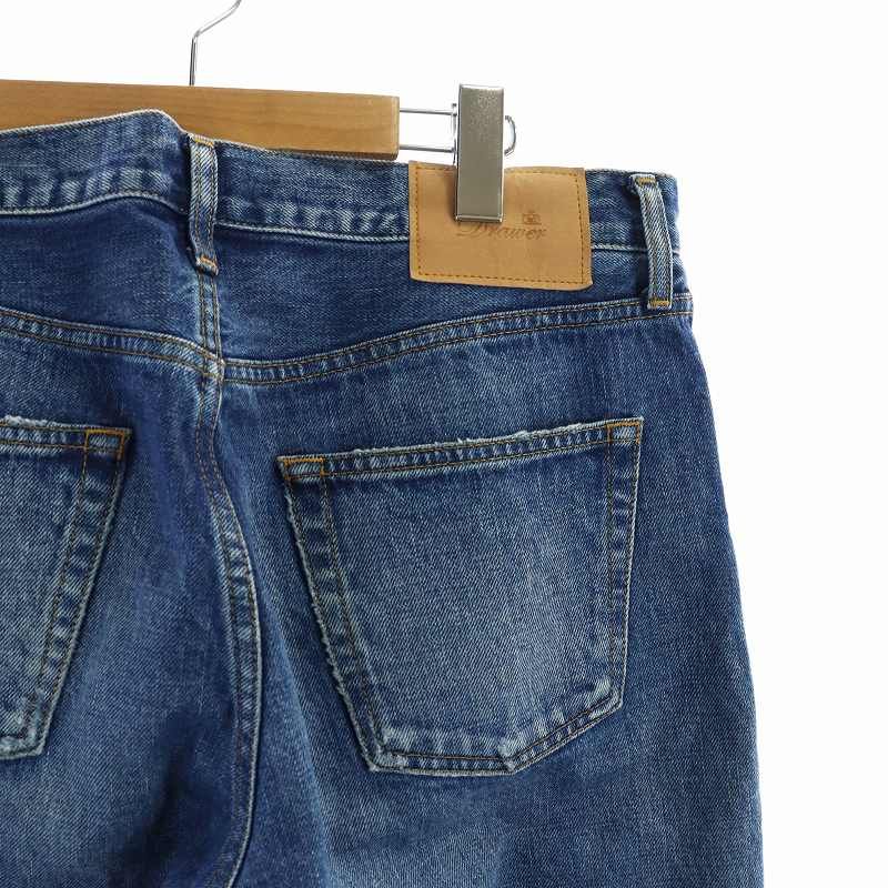drawer 新品未使用 ブリーチ5ポケットデニムパンツ Drawer（ドゥロワー）の「Drawer ブリーチ5ポケットデニムパンツ